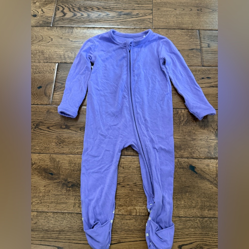 Purple Kids One Piece Footie